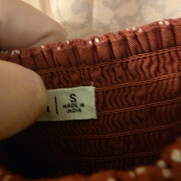 Abercrombie & Fitch Red Polka Dot Bodysuit - Picture 6 of 6